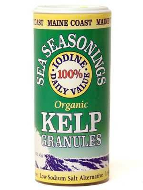 Sea Seasonings Shaker, Organic Kelp Granules 1.5 oz - Maine Coast