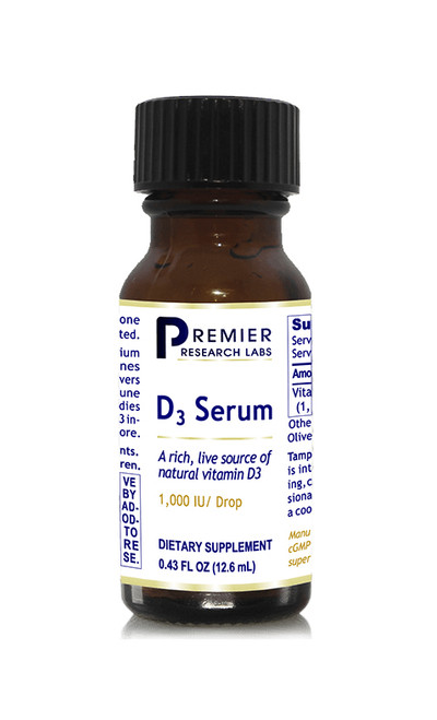 D3 Serum 5000 IU, .43 fl oz (12.6 ml) - Premier Research Labs