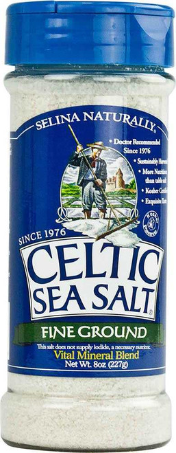 Celtic Sea Salt Fine Ground, 8 oz Shaker