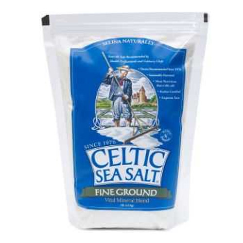 Celtic Sea Salt Fine Ground, 8 oz bag