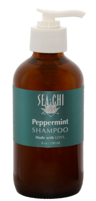 Peppermint Shampoo, 240 ml by Sea Chi Organics