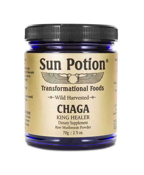 Chaga Mushroom Powder, 70 g (2.8 oz) - Sun Potion