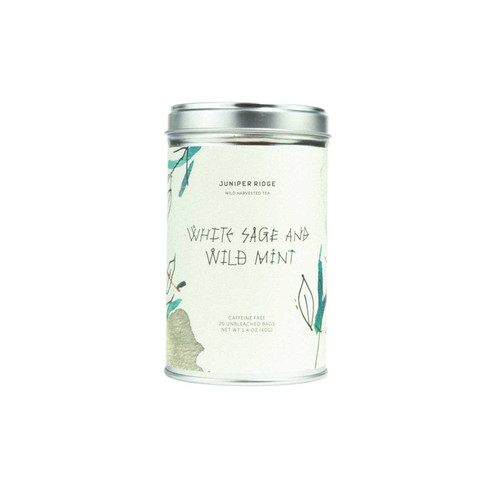 Tea, White Sage & Wild Mint, 20 Tea Bags - Juniper Ridge