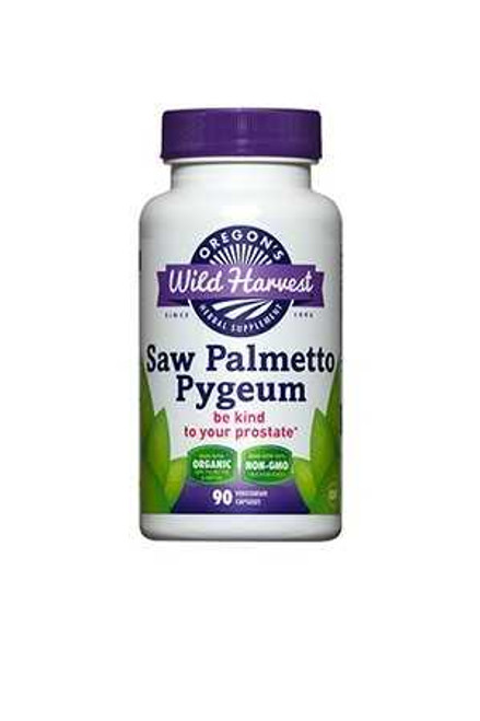 Saw Palmetto Pygeum, Organic, 90 v caps - Oregon's Wild Harvest