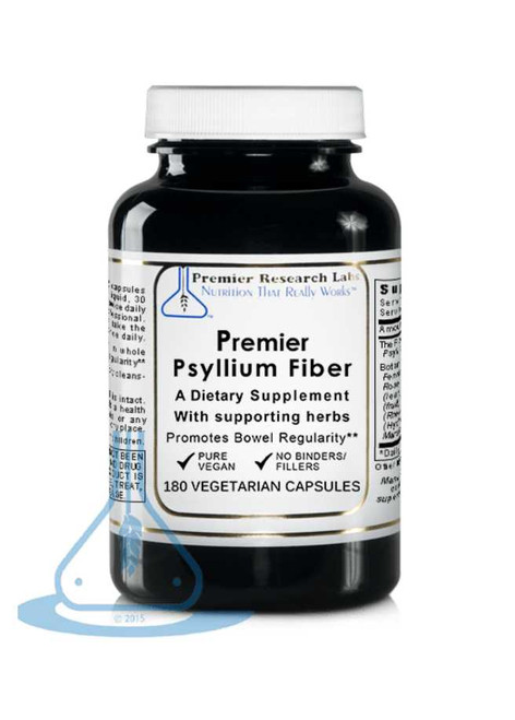 Psyllium Fiber, Premier, 180 vcaps - Premier Research Labs