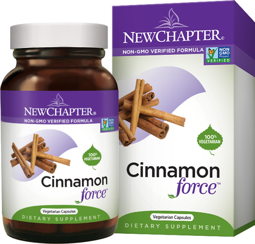 Cinnamon Force, 60 Vcaps - New Chapter
