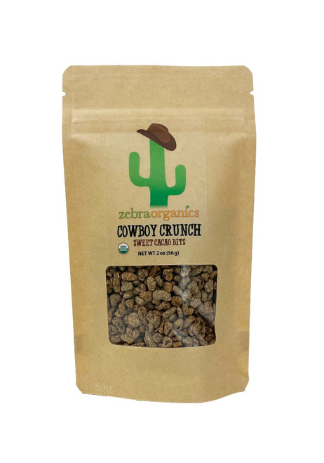 Cowboy Crunch, Sweet Cacao Bits, 2 oz (56 g) - Zebra Organics