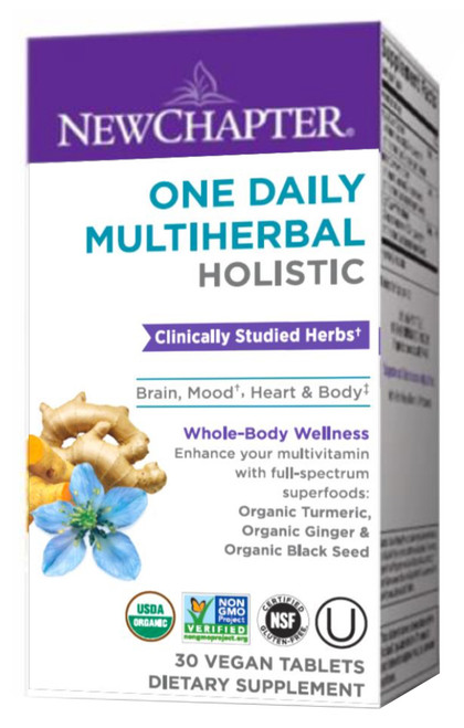 One Daily Multi Herbal, Holistic, 30 vcaps - New Chapter