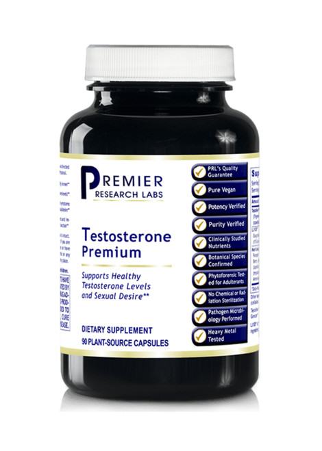 Testosterone Premium, 90 vcaps - Premier Research Labs