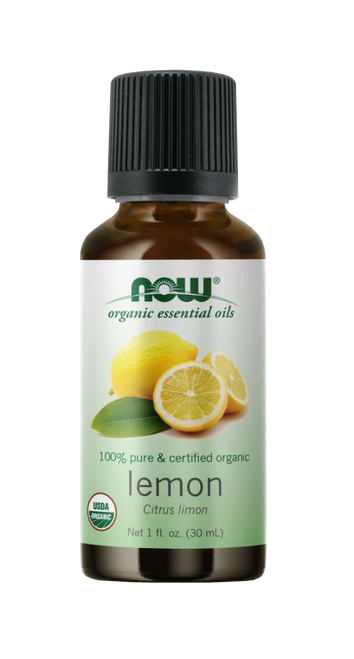 Lemon Essential Oil, Organic, 1 fl oz - Now Foods