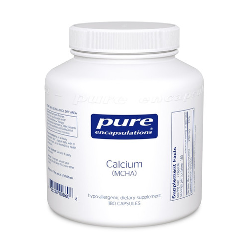 Calcium (MCHA) 180 caps - Pure Encapsulations