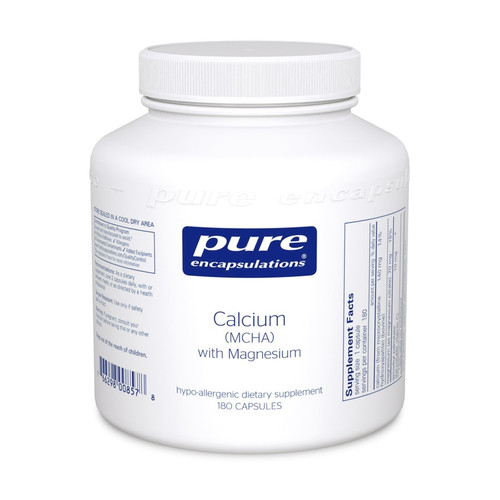 Calcium (MCHA) with Magnesium 180 caps - Pure Encapsulations
