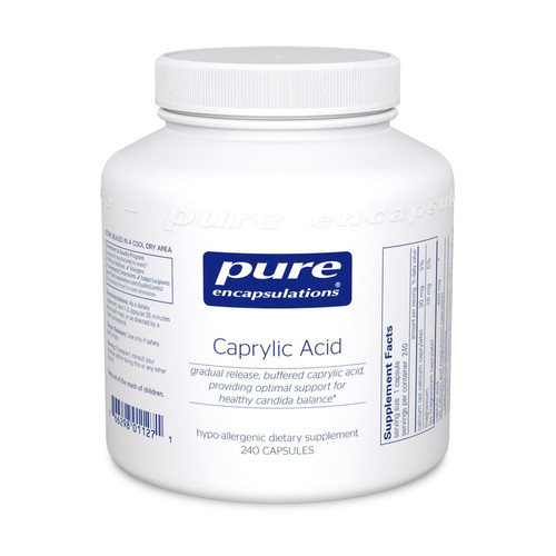 Caprylic Acid 120 caps - Pure Encapsulations