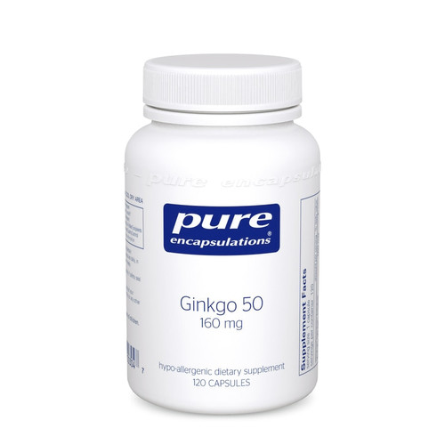 Ginkgo 50- 160 mg 120 caps - Pure Encapsulations