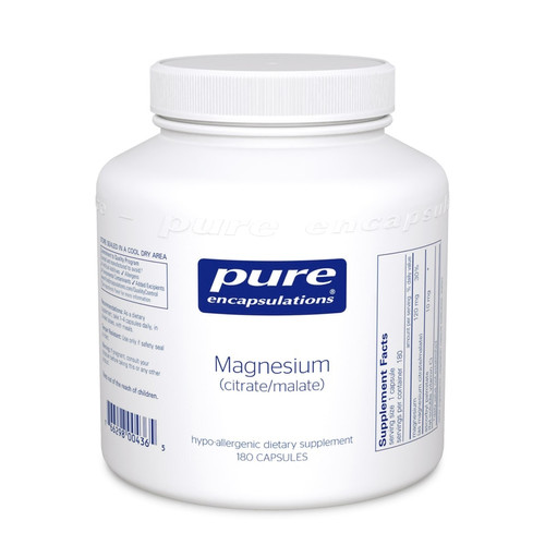 Magnesium (citrate/malate) 180 caps - Pure Encapsulations