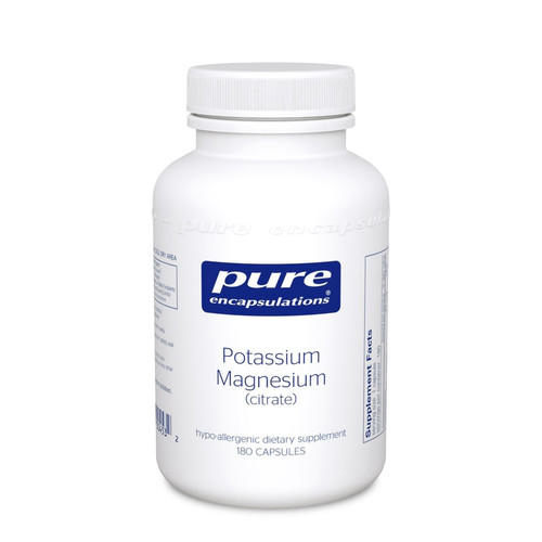 Potassium Magnesium (citrate) 180 caps - Pure Encapsulations