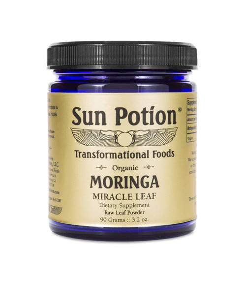 Moringa Leaf Powder, Organic, 90 g - Sun Potion