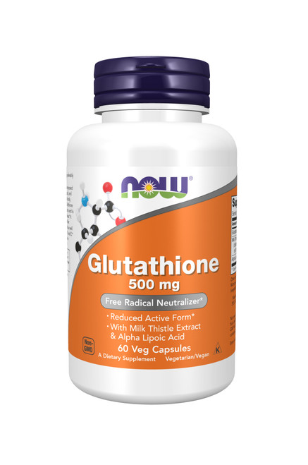 Glutathione, 500 mg, 60 vcaps - Now Foods