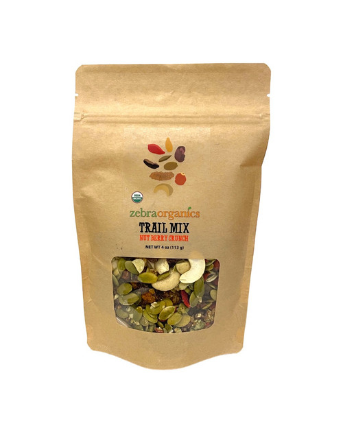 Trail Mix, Nut Berry Crunch, 4 oz - Zebra Organics