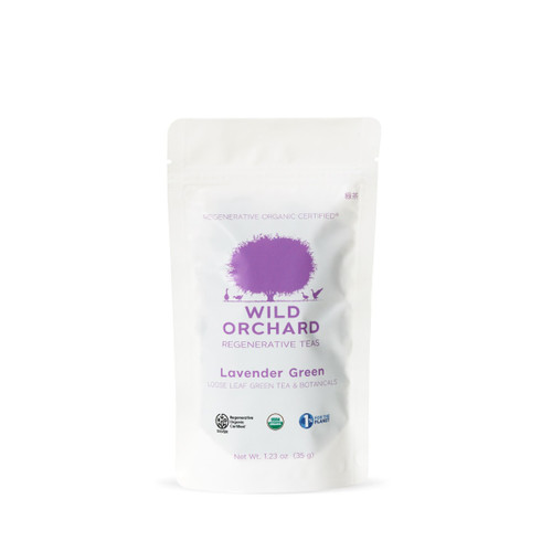Tea, Loose Leaf, Lavender Green, 35 g - Wild Orchard