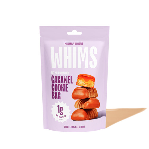 Chocolate Caramel Cookie Bar, Whims - 4 pack (20 bars)