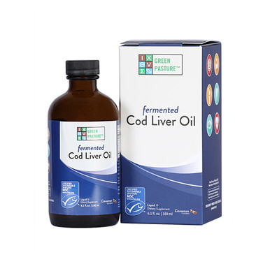 Blue Ice Fermented Liquid Cod Liver Oil, Cinnamon Flavored, 6 oz ...