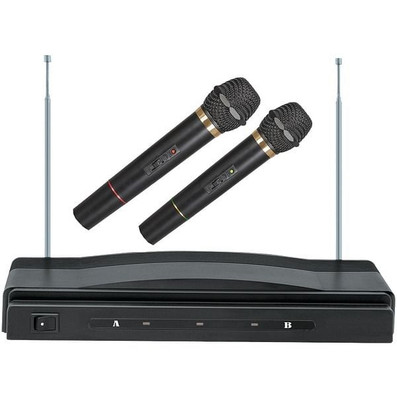 Supersonic SC-900 Professional Dual Wireless Microphone System R810-SSCSC900