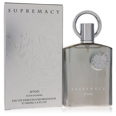 Supremacy Silver by Afnan Eau De Parfum Spray 3.4 oz (Men) V728-538121