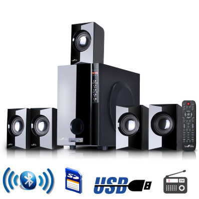beFree Sound 5.1 Channel Surround Sound Bluetoot Speaker System D970-BFS-430-BLK