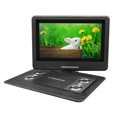 Trexonic Portable TV+DVD Player with Color TFT LED Screen and USB/HD/AV Inputs D970-TR-D125