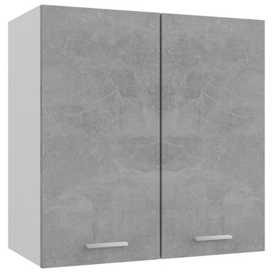 vidaXL Hanging Cabinet Concrete Gray 23.6"x12.2"x23.6" Engineered Wood A949-801272