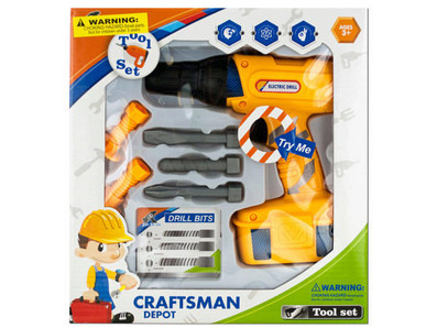 Case of 2 - Kids' Electric Drill Play Set S508-KL233