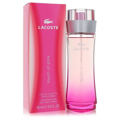 Touch of Pink by Lacoste Eau De Toilette Spray 3 oz (Women) V728-415841 Touch of Pink by Lacoste Eau De Toilette Spray 3 oz (Women) V728-415841