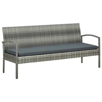 Patio 3-Seater Sofa Grey A949-45792  Patio 3-Seater Sofa Grey A949-45792