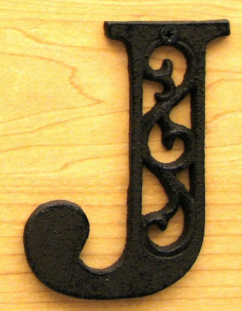 Cast Iron Letter J Q484-0184J-0557-J