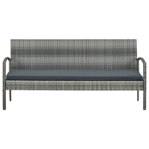 Patio 3-Seater Sofa Grey A949-45792  Patio 3-Seater Sofa Grey A949-45792
