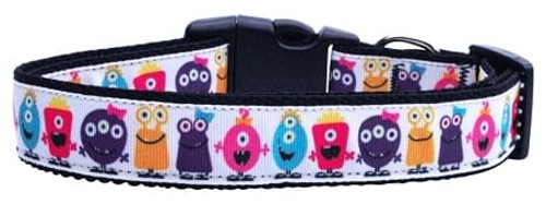 Monsters Nylon Ribbon Dog Collars Large S528-125-054 LG