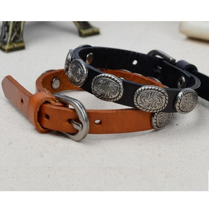 WRANGLER Vintage Look Genuine Leather Bracelet F369-5847821637