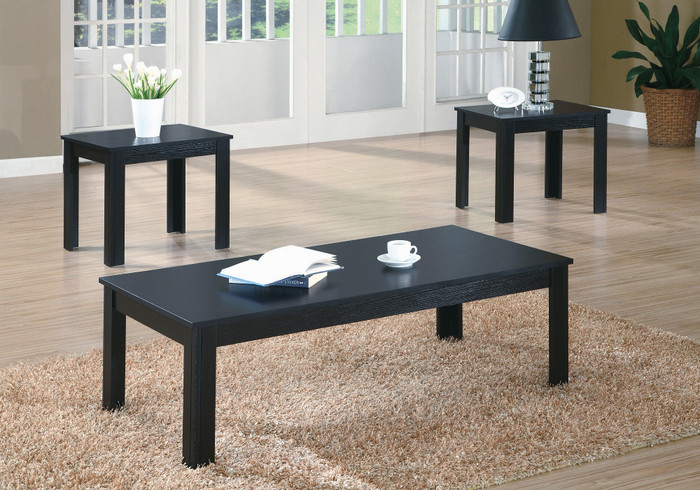 Black Table Set - 3Pcs Set N270-366074