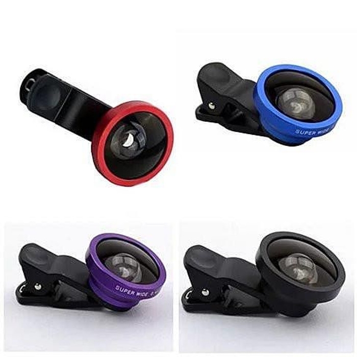 Color: Blue - SUPER WIDE Clip and Snap Lens for iPhone and any Smartphone K290-1731229828