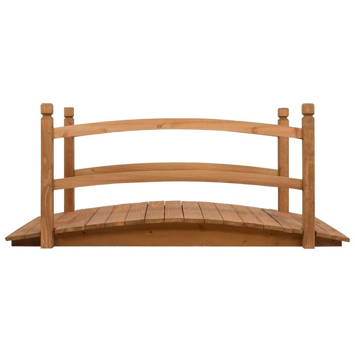 vidaXL Garden Bridge 55.1"x23.6"x23.6" Solid Firwood A949-313890