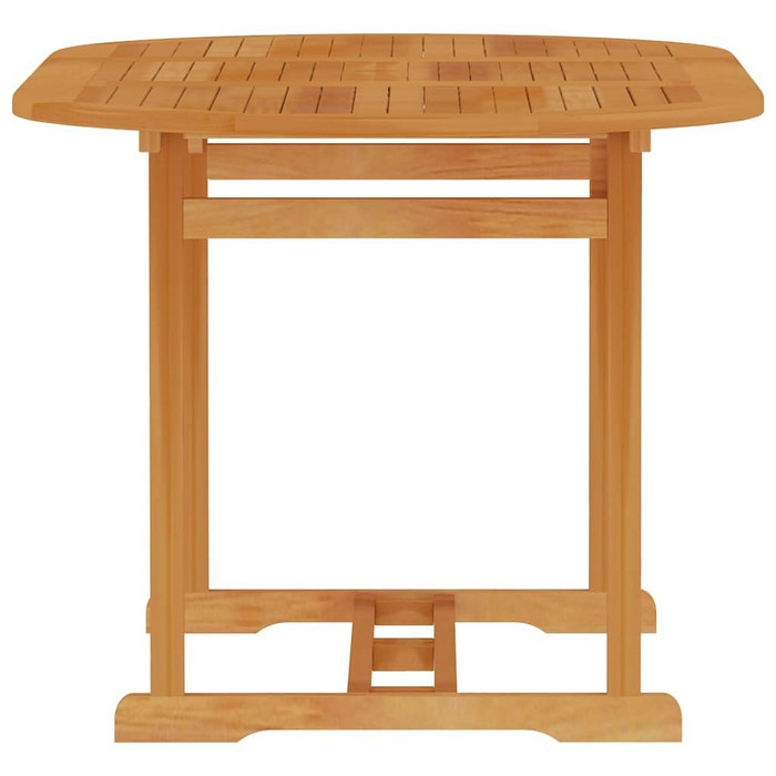 vidaXL Patio Table 59.1"x35.4"x29.5" Solid Teak Wood A949-315102