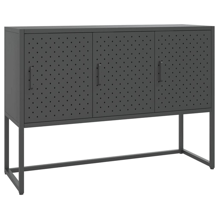 vidaXL Sideboard Anthracite 41.3"x13.8"x29.5" Steel A949-335870