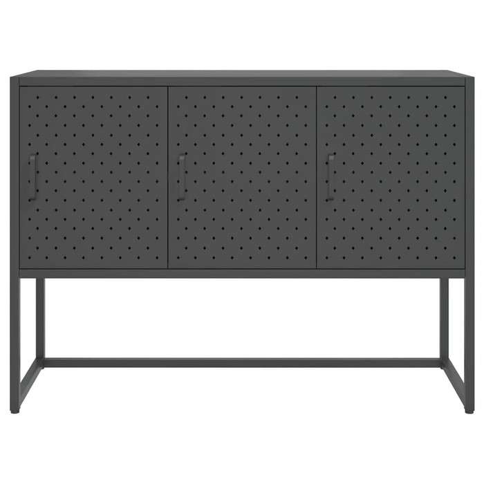 vidaXL Sideboard Anthracite 41.3"x13.8"x29.5" Steel A949-335870