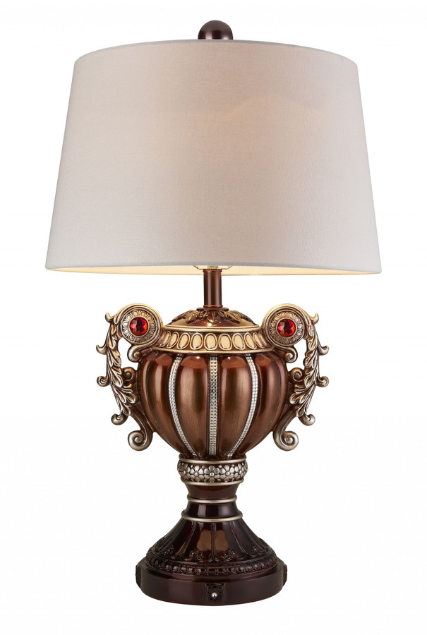 Tall Bronze Urn Shaped Table Lamp N270-468655
