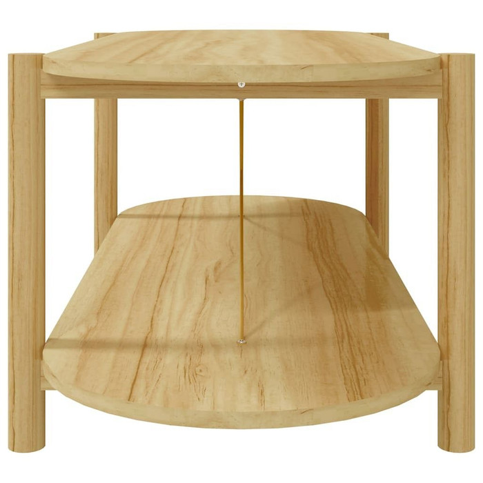 vidaXL Coffee Table 43.3"x18.9"x15.7" Engineered Wood A949-345689
