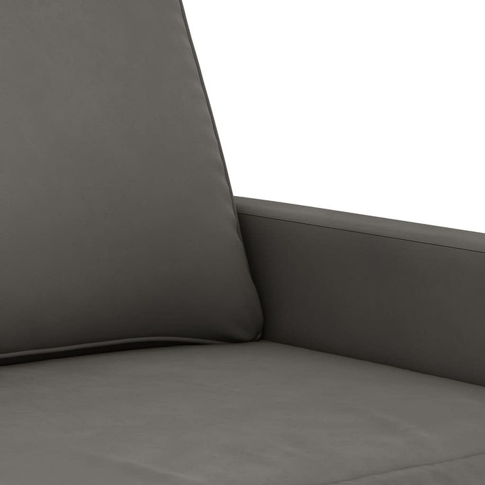 vidaXL 2-Seater Sofa Dark Gray 55.1" Velvet A949-348746