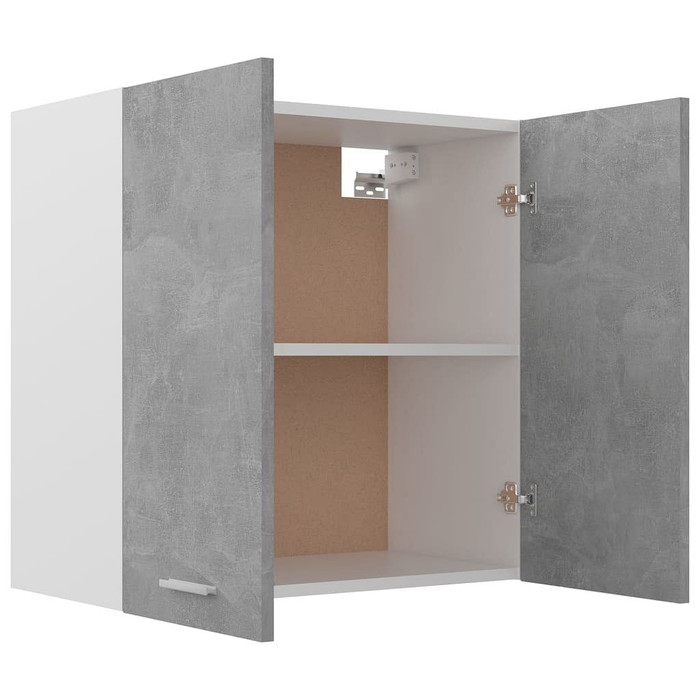 vidaXL Hanging Cabinet Concrete Gray 23.6"x12.2"x23.6" Engineered Wood A949-801272