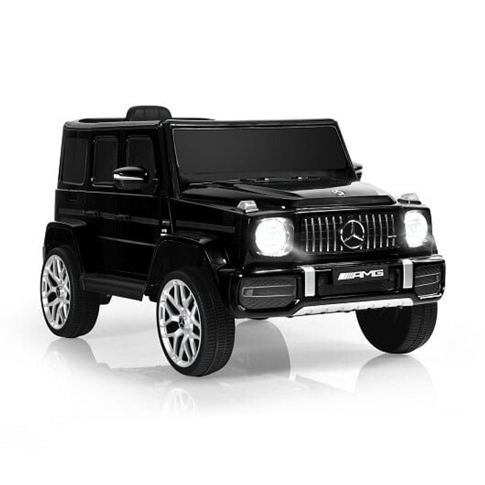 12V Mercedes-Benz G63 Licensed Kids Ride On Car with Remote Control-Black - Color: Black D681-TQ10041DK