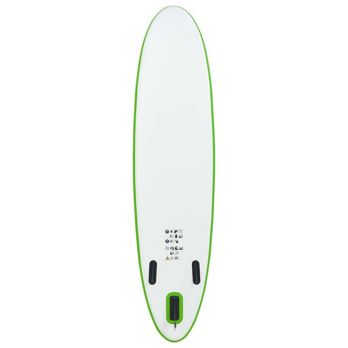 vidaXL Inflatable Stand Up Paddleboard Set Green and White A949-92731